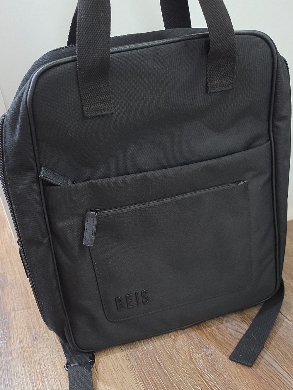 Beis Expandable Backpack In Black